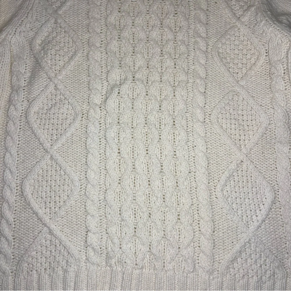 OshKosh Cable Knit Cream Wool Blend Sweater